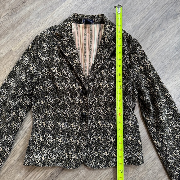 GAP Women's Black and White Textured Blazer - Picture 9 of 10